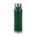 Dvojstenná nerezová fľaša na pitie, 650 ml, zelená
