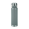 Dvojstenna nerezová fľaša na pitie, 650ml, sivá