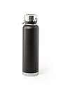Dvojstenná nerezová termoska, 650ml, s medenou izoláciou, čierna