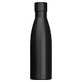 Dvojstenná vákuová fľaša na vodu, objem 500 ml, čierna