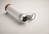 Dvojstenná vákuovo izolovaná fľaša 500 ml, biela