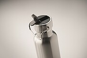 Dvojstenná vákuovo izolovaná fľaša 660 ml, strieborná