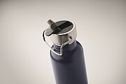 Dvojstenná vákuovo izolovaná fľaša 660 ml, tmavomodrá námornícka