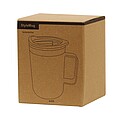 Dvojstenný cestovný termohrnček 400 ml, biely