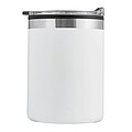 Dvojstenný cestovný termohrnček 400 ml, biely