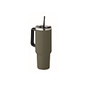 Dvojstenný hrnček s objemom 1200 ml, tmavozelená