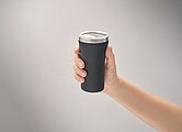 Dvojstenný termohrnček 160 ml, tmavá námornícka modrá