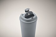 Dvojstenný termohrnček 350 ml, petrolejová