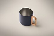 Dvojstenný termohrnček 350 ml, tmavá námornícka modrá