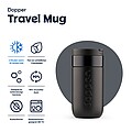 Dvojstenný termohrnček Dopper 300 ml, čierna