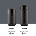 Dvojstenný termohrnček Dopper 300 ml, čierna