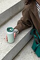 Dvojstenný termohrnček Dopper 300 ml, jemne zelená