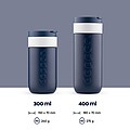 Dvojstenný termohrnček Dopper 300 ml, tmavomodrá