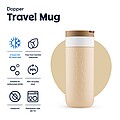 Dvojstenný termohrnček Dopper 400 ml, béžová