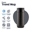Dvojstenný termohrnček Dopper 400 ml, čierna