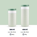 Dvojstenný termohrnček Dopper 400 ml, jemne zelená