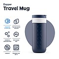 Dvojstenný termohrnček Dopper 400 ml, tmavomodrá