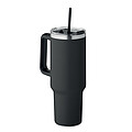 Dvojstenný termohrnček s objemom 1200 ml, čierna