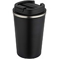 Dvojstenný vákuovo izolovaný termohrnček z nehrdzavejúcej ocele 350 ml, čierna