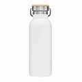 Dvojvrstvová nerezová fľaša na pitie, 500ml, biela