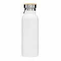 Dvojvrstvová nerezová fľaša na pitie, 500ml, biela