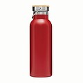 Dvojvrstvová nerezová fľaša na pitie, 500ml, červená