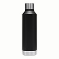 Dvojvrstvová nerezová fľaša na pitie, 500ml, čierna