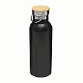 Dvojvrstvová nerezová fľaša na pitie, 500ml, čierna