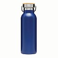 Dvojvrstvová nerezová fľaša na pitie, 500ml, námornícka modrá