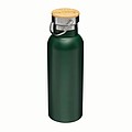 Dvojvrstvová nerezová fľaša na pitie, 500ml, zelená
