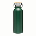 Dvojvrstvová nerezová fľaša na pitie, 500ml, zelená