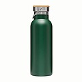 Dvojvrstvová nerezová fľaša na pitie, 500ml, zelená
