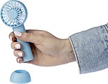 Elektrický ručný ventilátor, modrá
