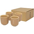 ELIN Štvor-dielny šálka na espresso 90 ml, béžová