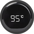 FAGASTA Nerezová termoska s teplomerom, čierna