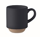 FIKRET Keramický stohovateľný hrnček o objeme 170 ml, námornícka modrá
