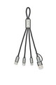FIOSAL Ultra-silný nabíjací kábel BrandCharger, gun metal