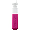 Fľaša DOPPER, 450 ml s viečkom a slamkou, fialová