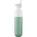 Fľaša DOPPER, 450 ml s viečkom a slamkou, mätová