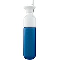 Fľaša DOPPER, 450 ml s viečkom a slamkou, námornícka modrá