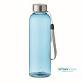 Fľaša na pitie 500 ml, materiál Tritan Renew, transparentná modrá