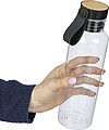 Fľaša na pitie 750 ml, priehľadná