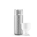 Fľaša na pitie DOPPER Silver Insulated, 580ml, strieborná