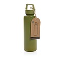 Fľaša na pitie s úchytom, 500 ml, zelená