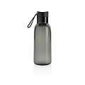 Fľaša na pitie z recyklovaného PET materiálu, objem 500 ml, čierna