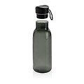 Fľaša na pitie z recyklovaného PET materiálu, objem 500 ml, čierna