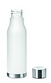 Fľaša na pitie z RPET, 600ml, biela