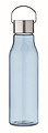 Fľaša na pitie z RPET, 600ml, priehľadná svetlomodrá