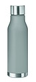 Fľaša na pitie z RPET, 600ml, sivá