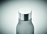 Fľaša na pitie z RPET, 600ml, sivá